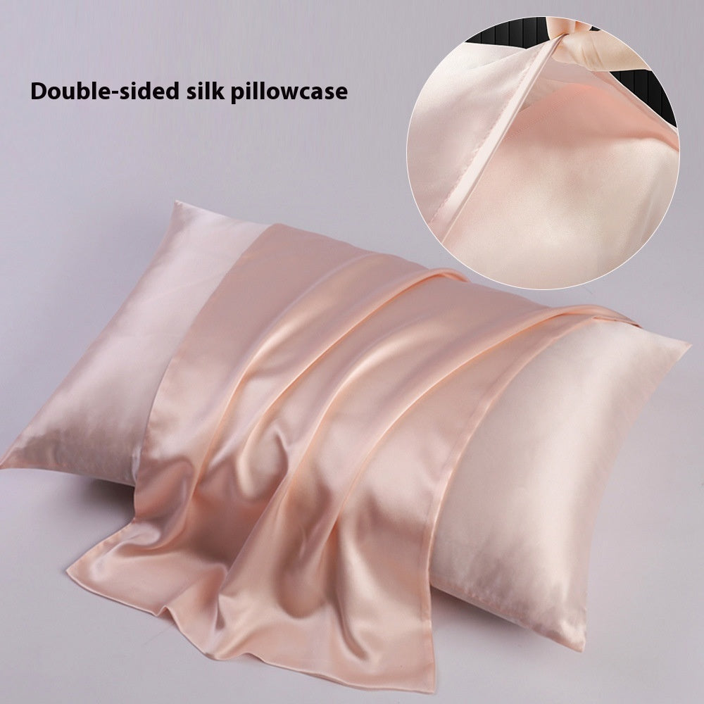100% Pure Mulberry Silk Pillowcase – Luxury 6A Grade Hypoallergenic Double-Sided Silk Pillow Cover