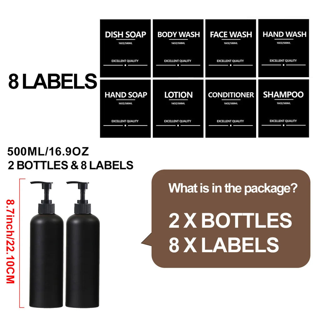 Labeled Soap Dispenser