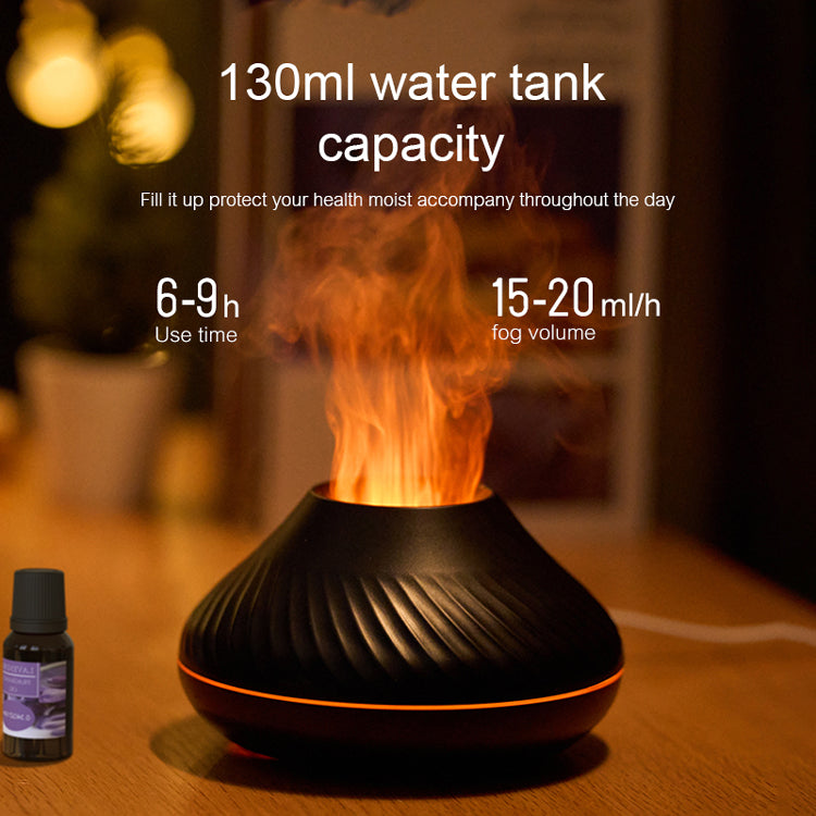 RGB Flame Aroma Diffuser – 3D Colorful Flame Humidifier & Essential Oil Diffuser