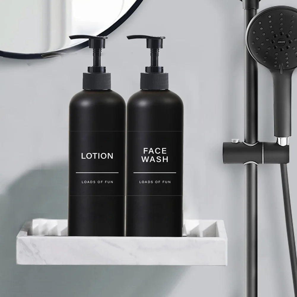 Labeled Soap Dispenser