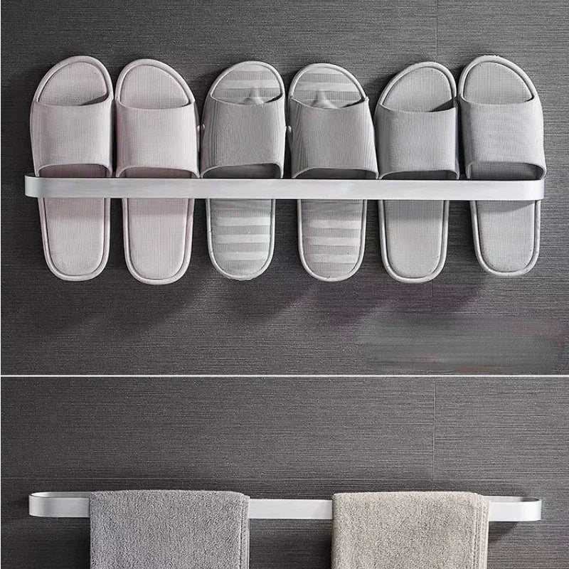 Aluminum Wall-Mounted  Slipper Rack
