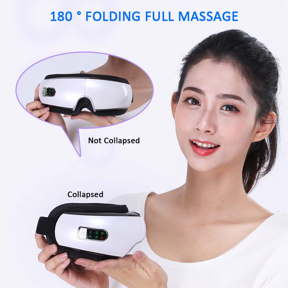 Smart Eye Massager with Hot Compress – Heated Eye Massage for Relaxation & Eye Strain Relief