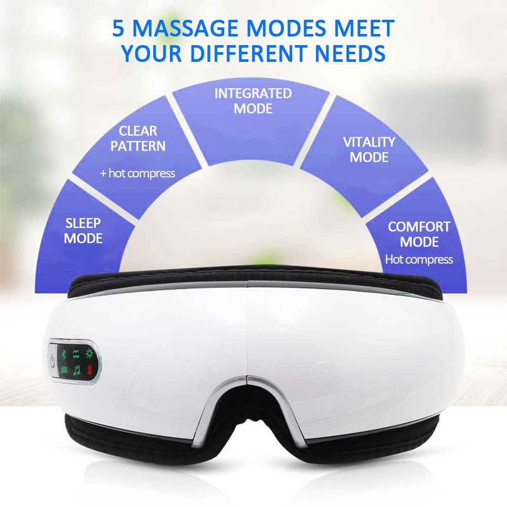 Smart Eye Massager with Hot Compress – Heated Eye Massage for Relaxation & Eye Strain Relief