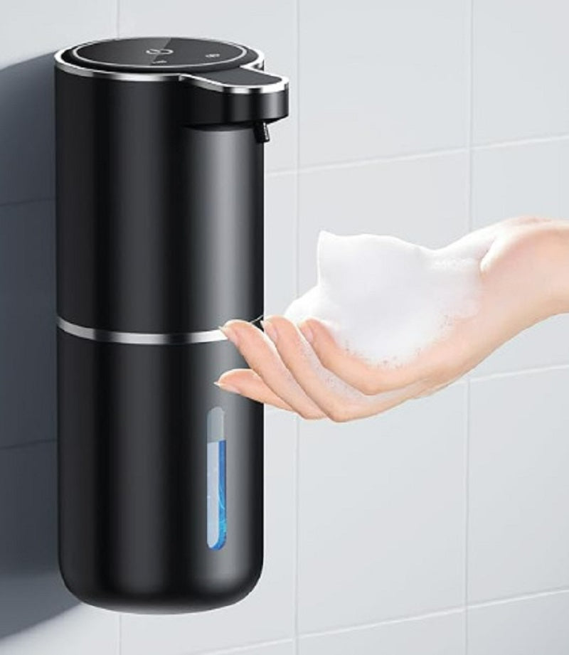 Automatic Touchless Foaming Soap Dispenser – 380 ml USB Rechargeable with 4-Level Adjustable Foam