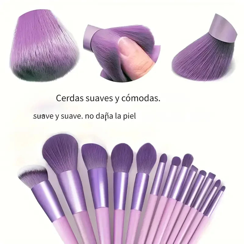 13-Piece Professional Makeup Brush Set