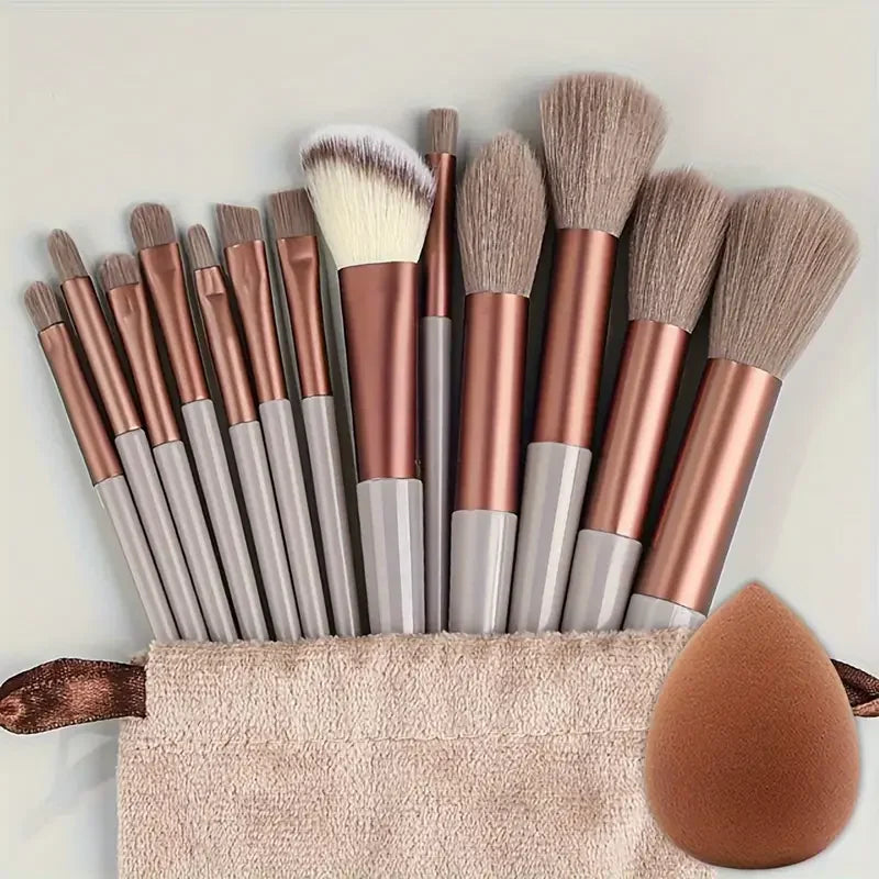 13-Piece Professional Makeup Brush Set