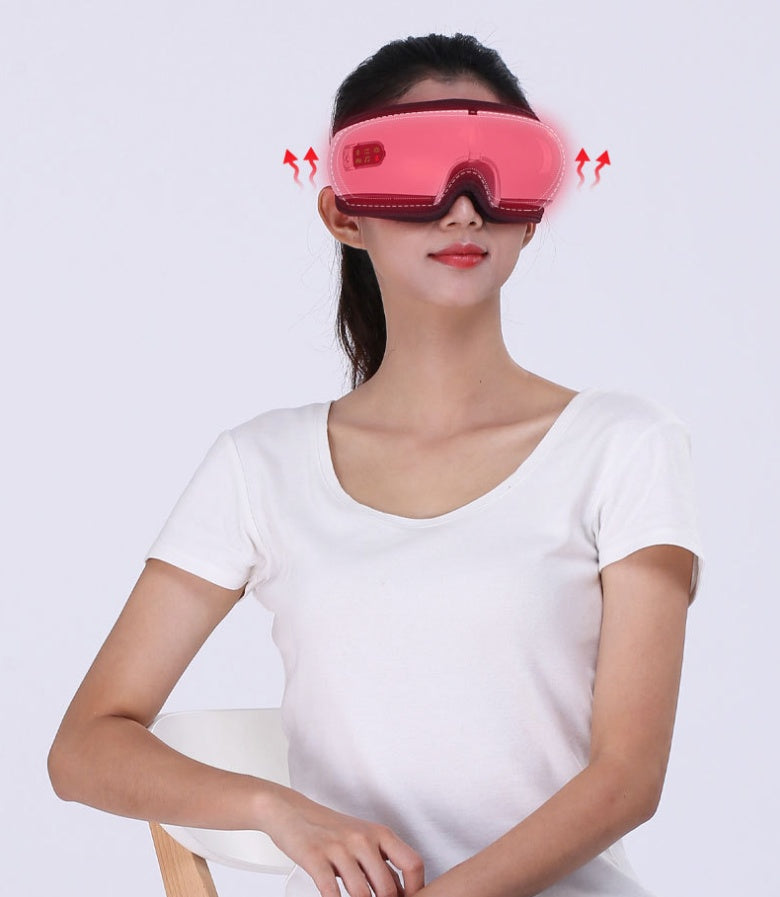 Smart Eye Massager with Hot Compress – Heated Eye Massage for Relaxation & Eye Strain Relief