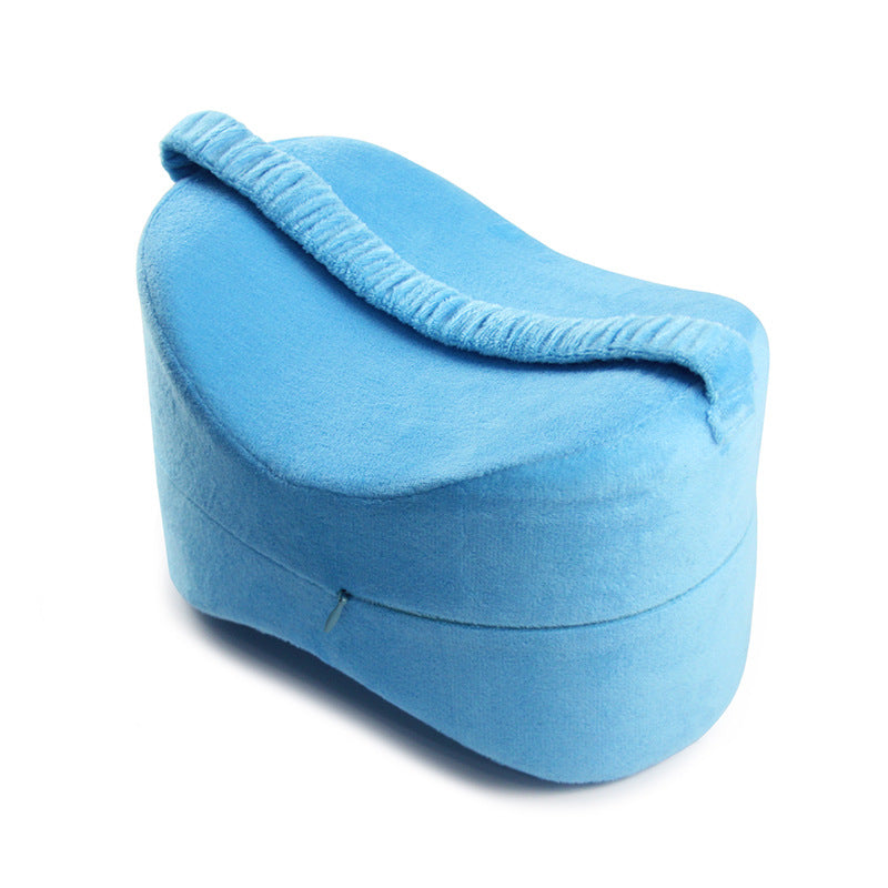 Memory Foam Knee Pillow for Side Sleepers – Leg Support Pillow for Back, Hip & Knee Pain Relief