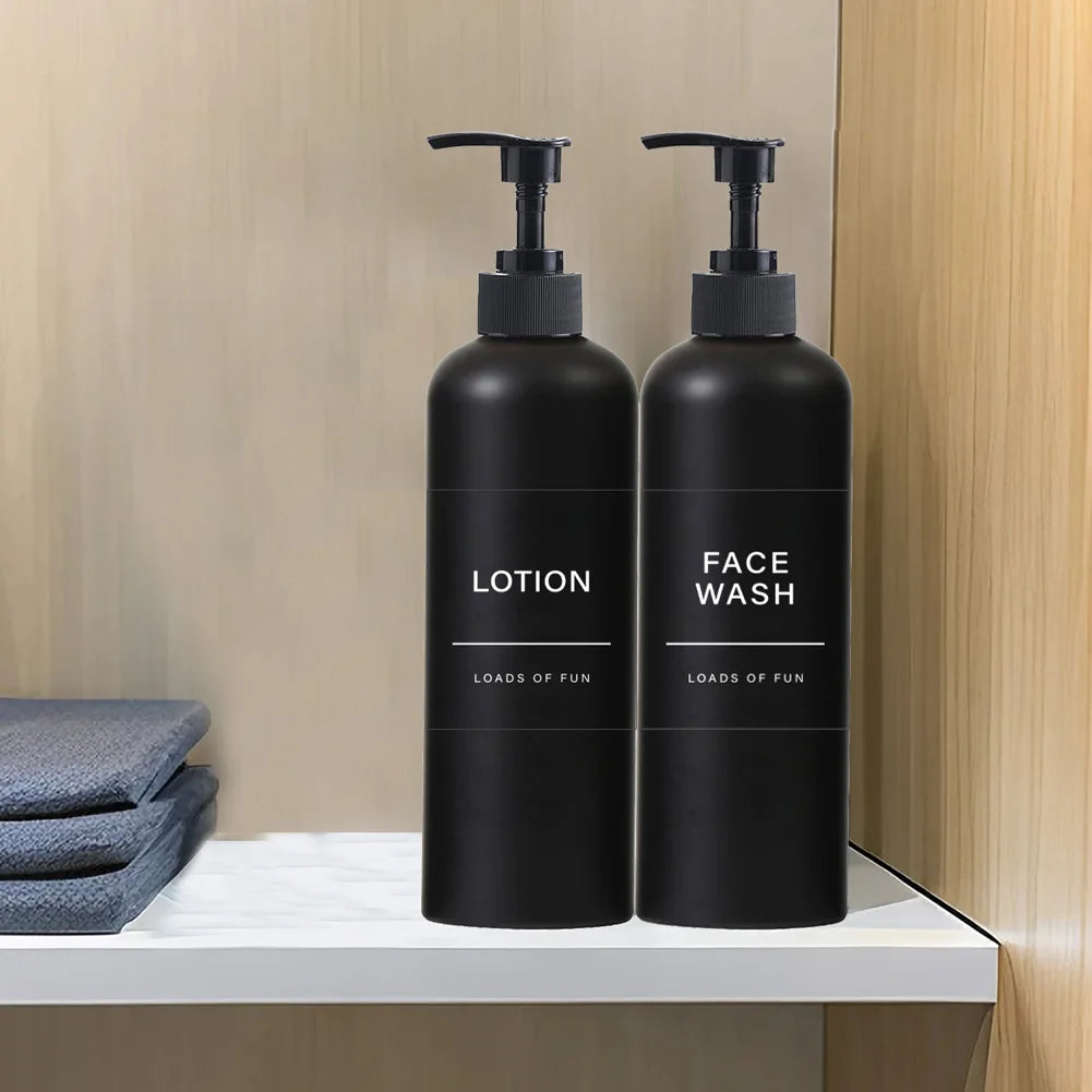 Labeled Soap Dispenser