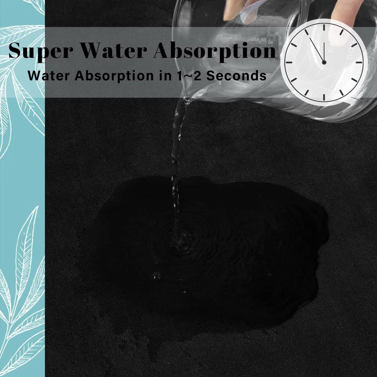 Non-slip Absorbent Bath Rug