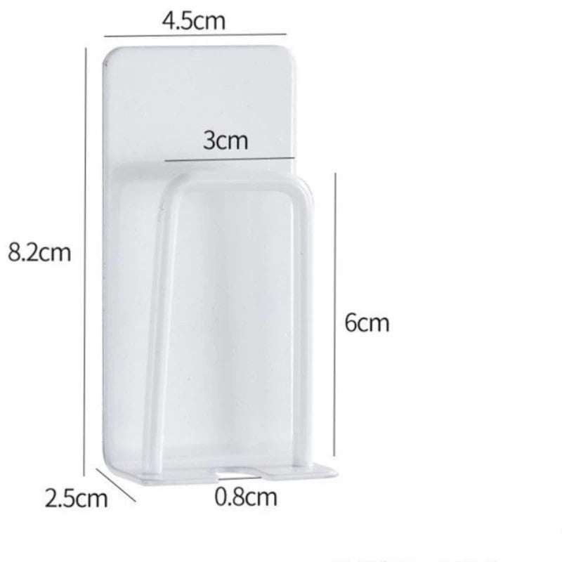 Stainless Steel Wall-Mounted Toothbrush Holder