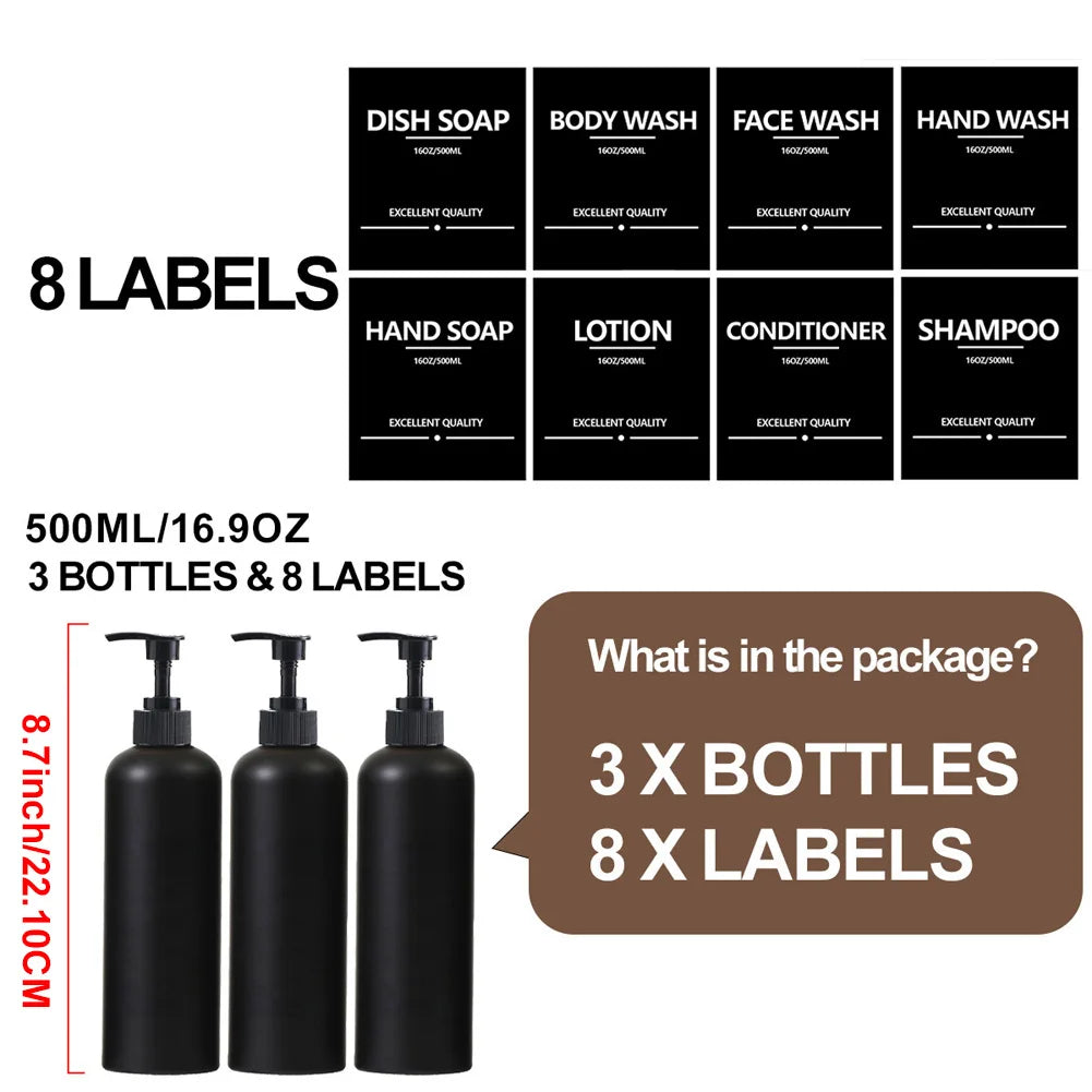 Labeled Soap Dispenser