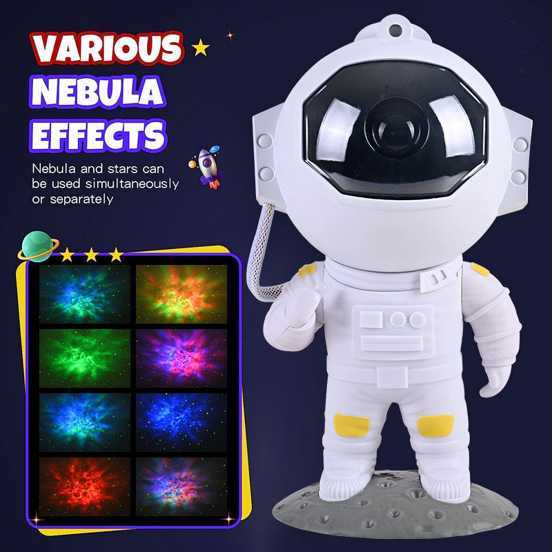 Galaxy Star Astronaut Projector LED Night Light – Starry Sky Night Light for Living Room & Bedroom Décor