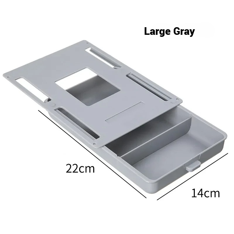 Hidden Under-Desk Drawer Organizer