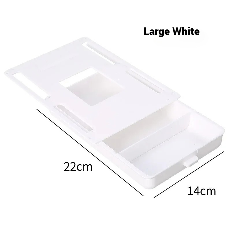 Hidden Under-Desk Drawer Organizer