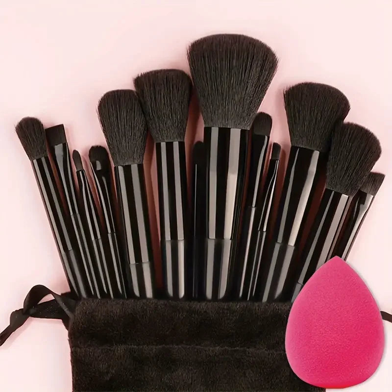 13-Piece Professional Makeup Brush Set