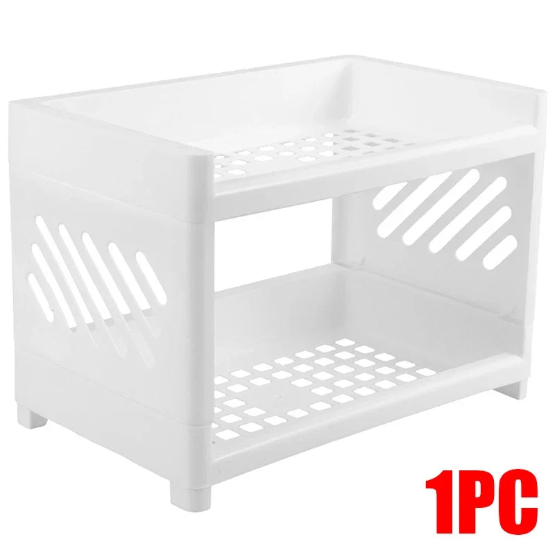 Office Multifunctional Double-Layer Storage Rack