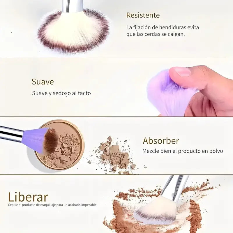 13-Piece Professional Makeup Brush Set