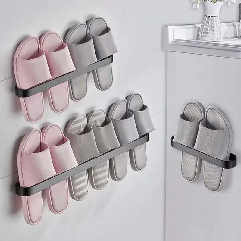 Aluminum Wall-Mounted  Slipper Rack
