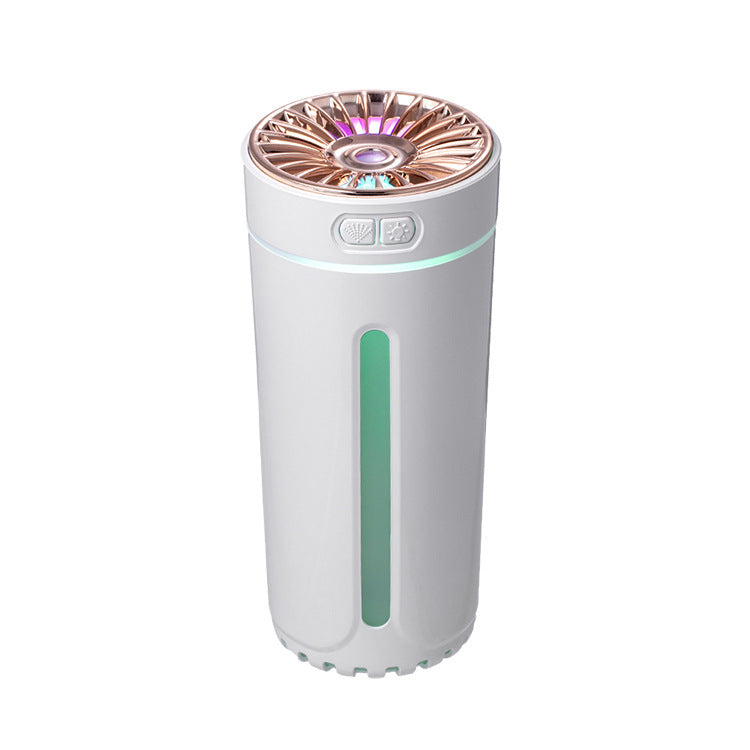 Wireless Rechargeable USB Ultrasonic Air Humidifier – Colorful LED Lights, Quiet Cool Mist Diffuser for Car & Home