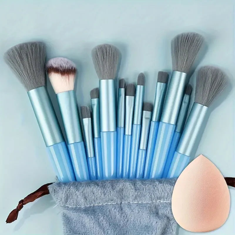 13-Piece Professional Makeup Brush Set