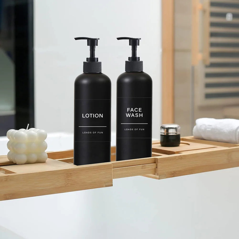 Labeled Soap Dispenser