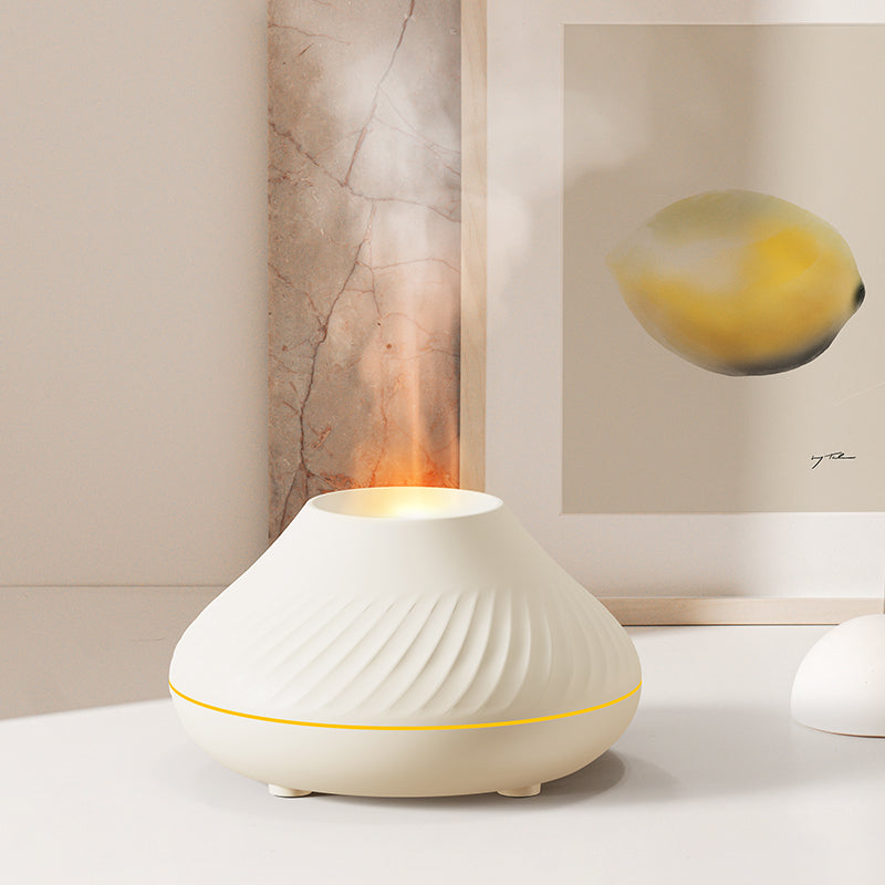 RGB Flame Aroma Diffuser – 3D Colorful Flame Humidifier & Essential Oil Diffuser