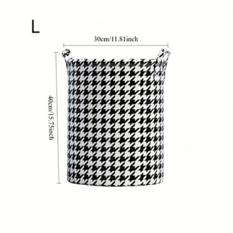 Foldable Non-Woven Laundry Basket With Handles