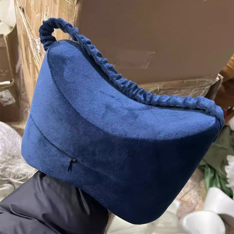 Memory Foam Knee Pillow for Side Sleepers – Leg Support Pillow for Back, Hip & Knee Pain Relief