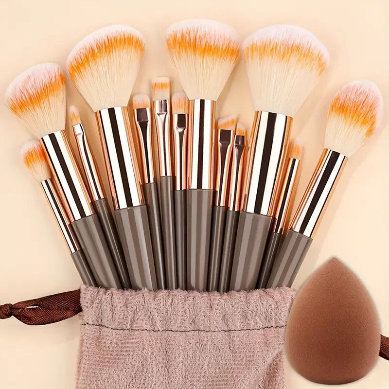 13-Piece Professional Makeup Brush Set