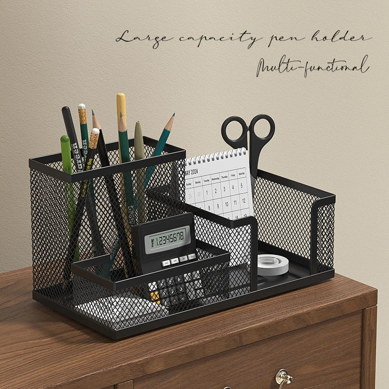 Metal Mesh Desk Organizer