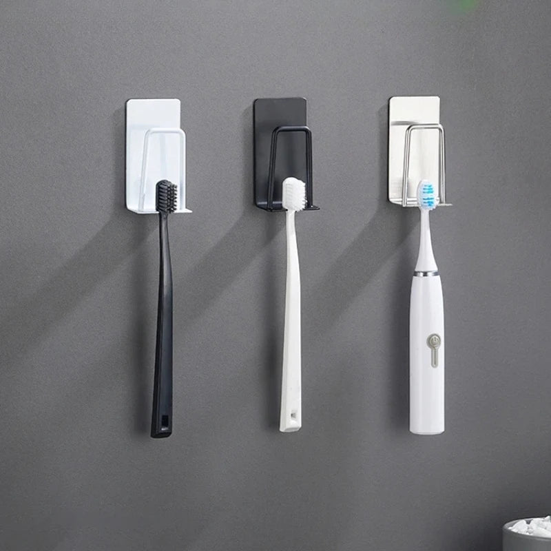 Stainless Steel Wall-Mounted Toothbrush Holder