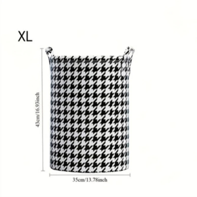 Foldable Non-Woven Laundry Basket With Handles