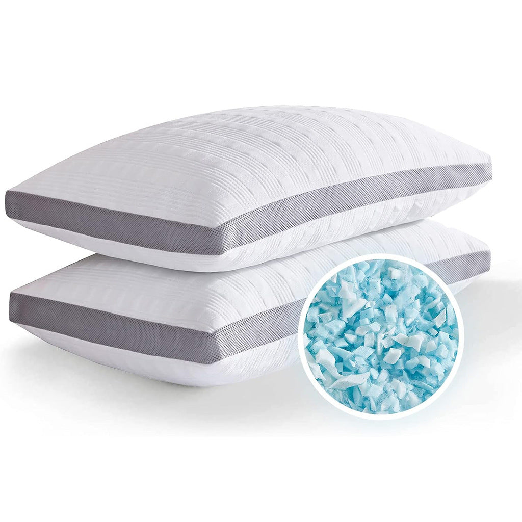 Luxury Cooling Memory Foam Bed Pillow – Adjustable Support Pillow for Deep Sleep & Neck Relief