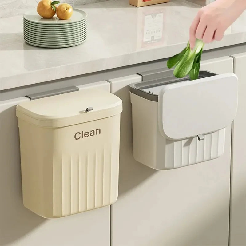 Wall-Mounted & Under-Sink Trash Can