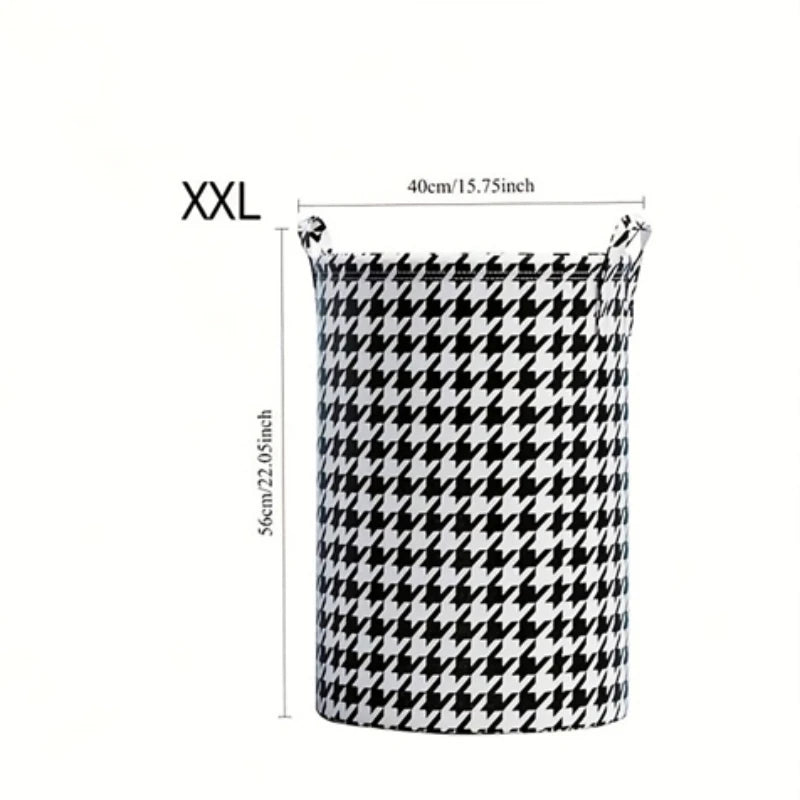 Foldable Non-Woven Laundry Basket With Handles