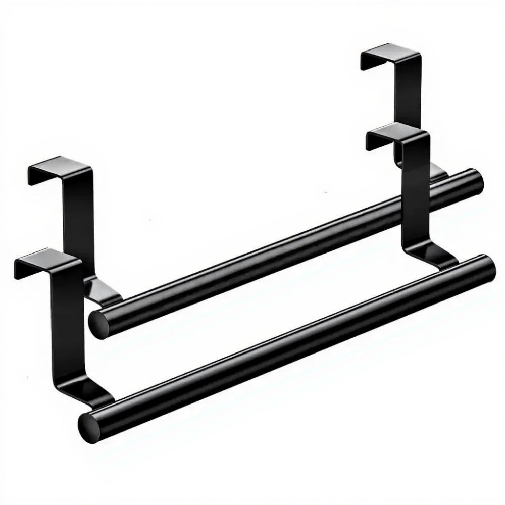 Stainless Steel Over-Door Towel Rack